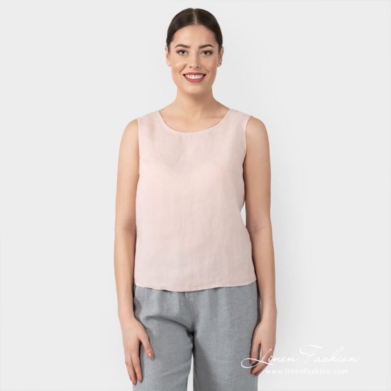 TATU rosy linen blouse