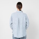 ODILE Skjorte stripete blå og hvit