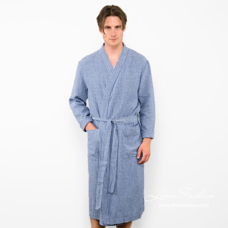 Blue mens bathrobe, ARAS.