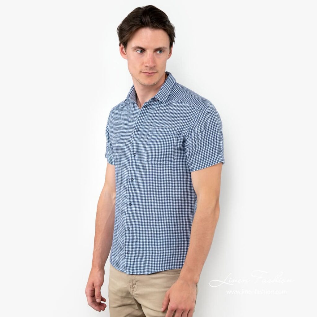 CORTO blue linen shirt