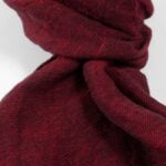 FINO Sjal mørkerød