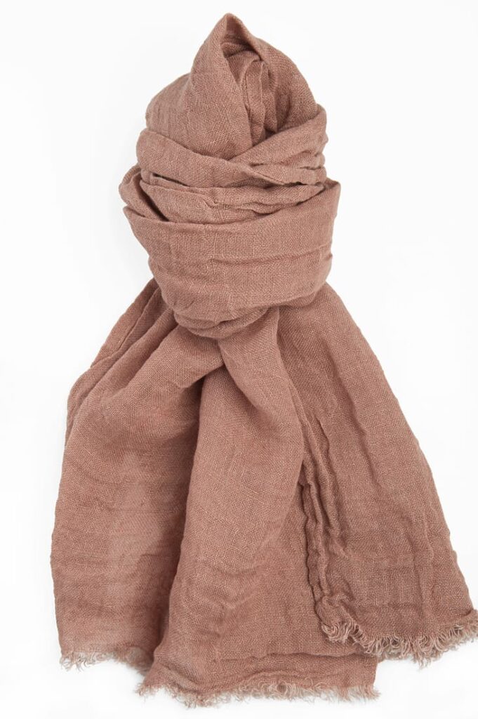 FINO Sjal lys leire 1 FINO Sjal lys leire