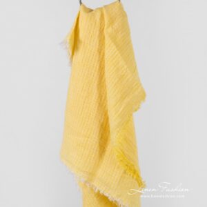 MARE yellow linen scarf