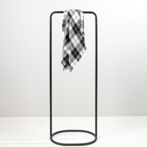 white black linen crarf, big size