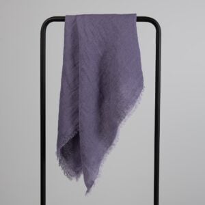 COMBO Skjerf fiolett 7 Violet linen scarf