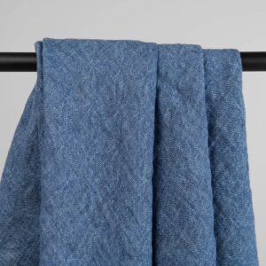 Light blue linen scarf, 100% linen