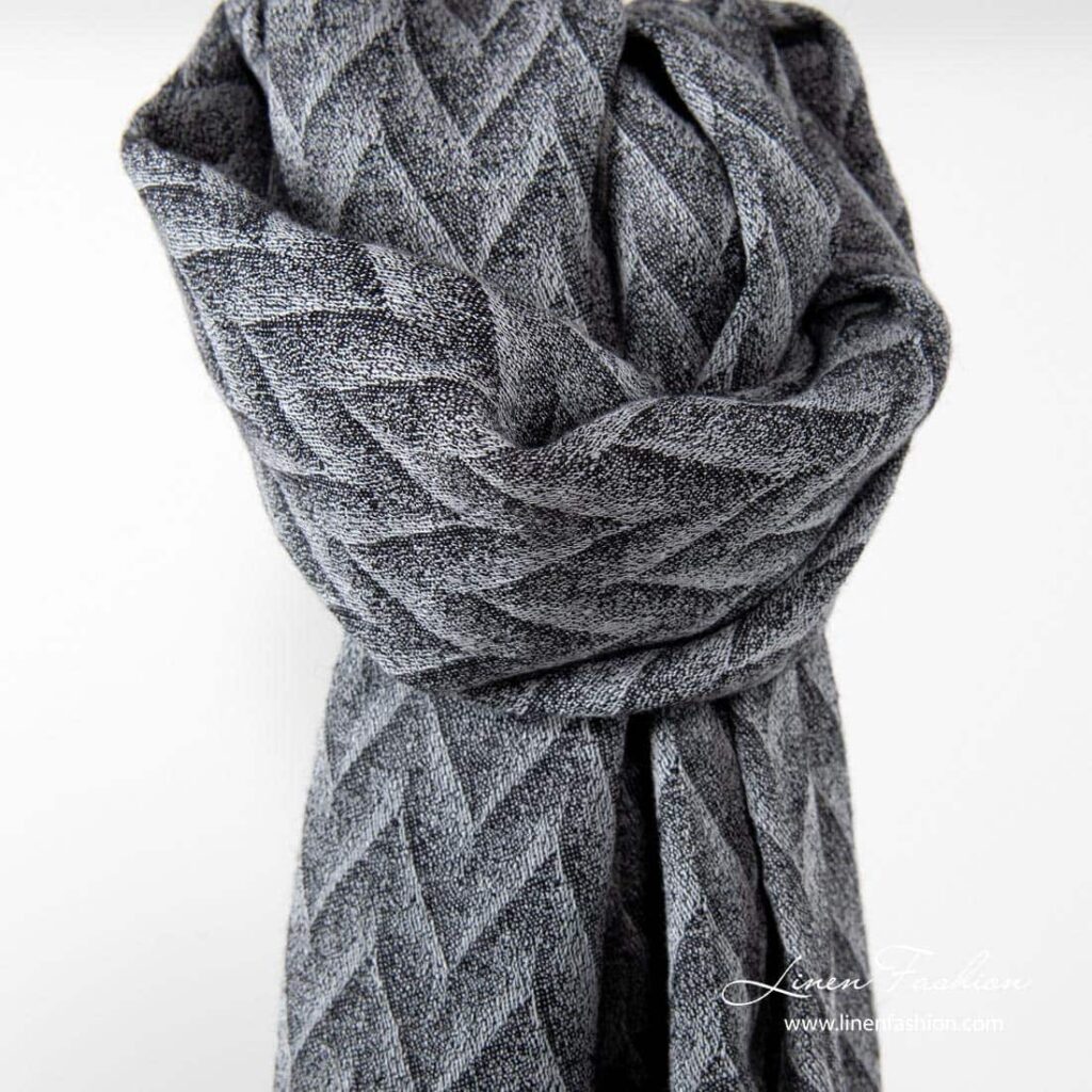 ZIGZAG Sjal blålig 1 ZIGZAG Sjal blålig