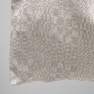 natural checked linen bag not washed