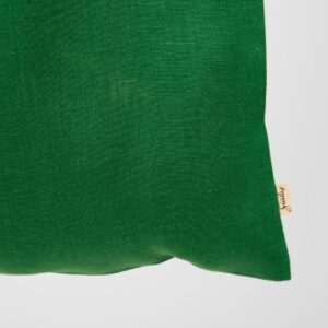 green linen bag not washed