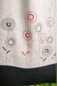 FLOVI Tote bag naturfarget lin