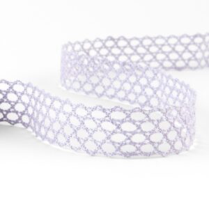 Linen lace dusty violet No. 82, 2cm width