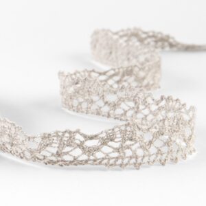 Linen lace natural No. 100, 1.7cm width