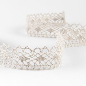 Linen lace natural No. 102, 2cm width