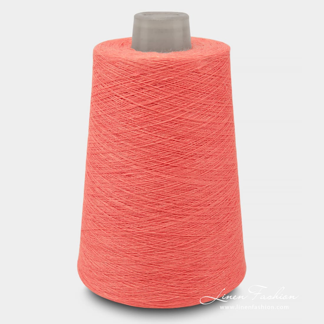 Linen Yarns In Coral