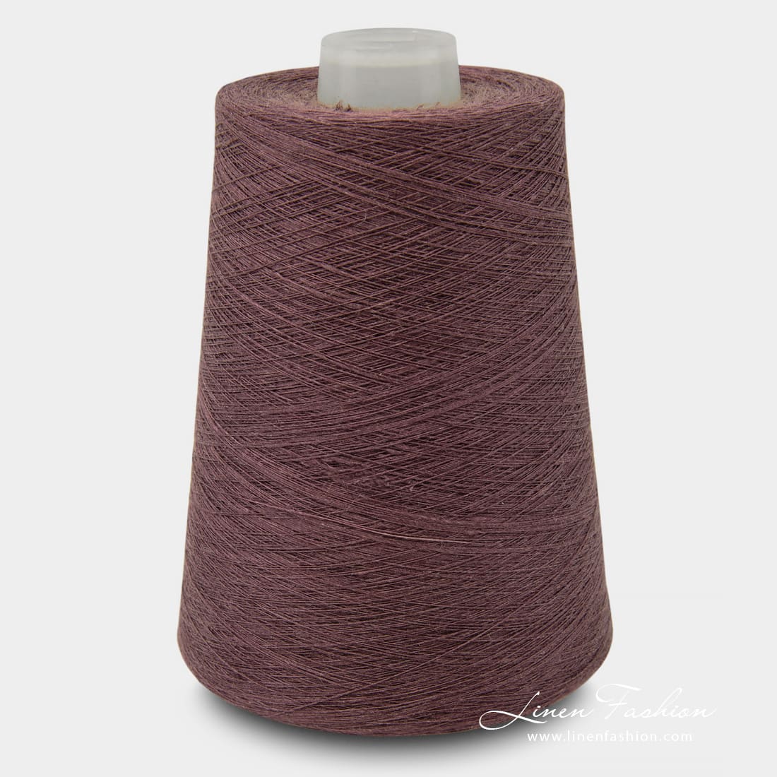 Linen Yarns In Dark Violet Colour