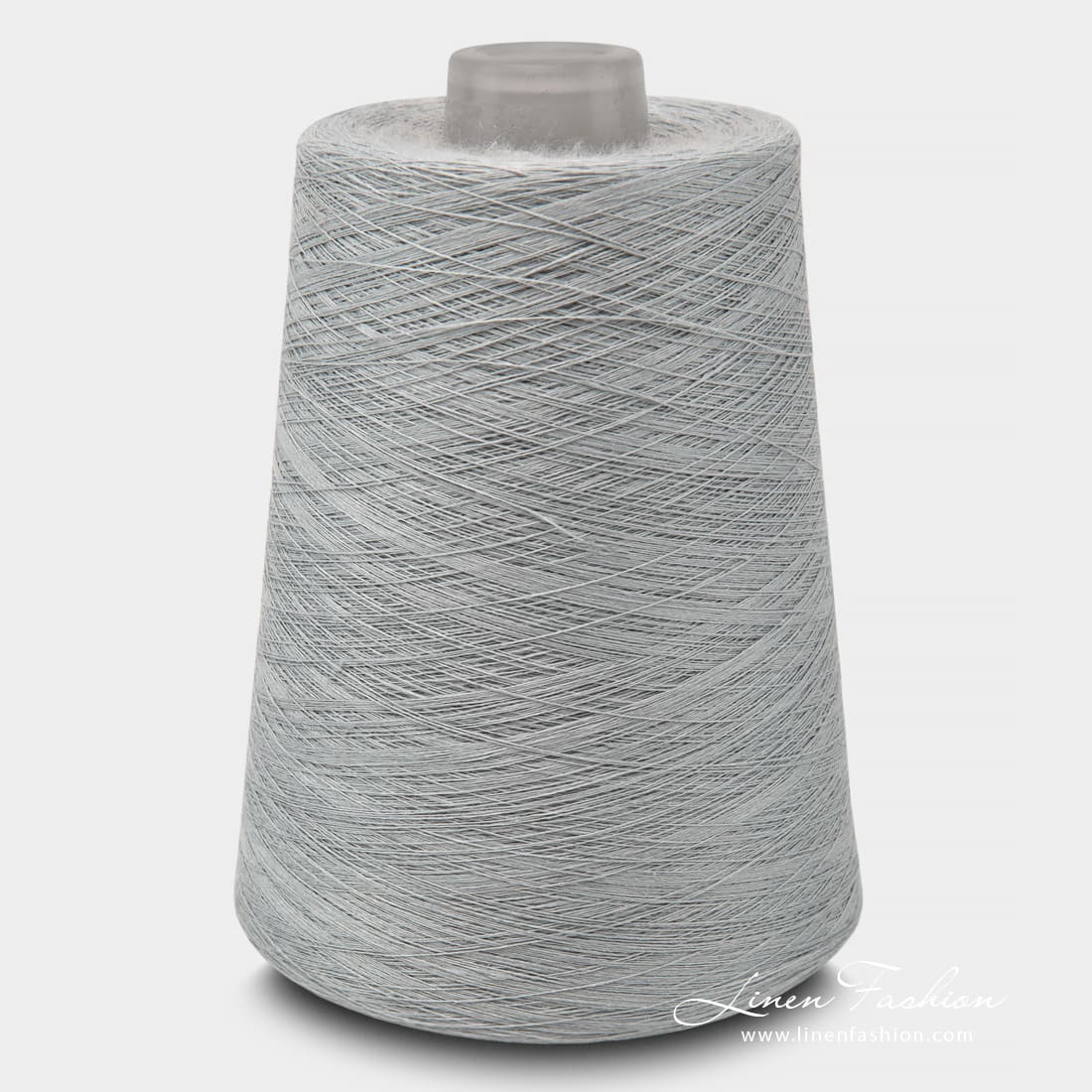 Linen Yarns In Bluish Grey Colour