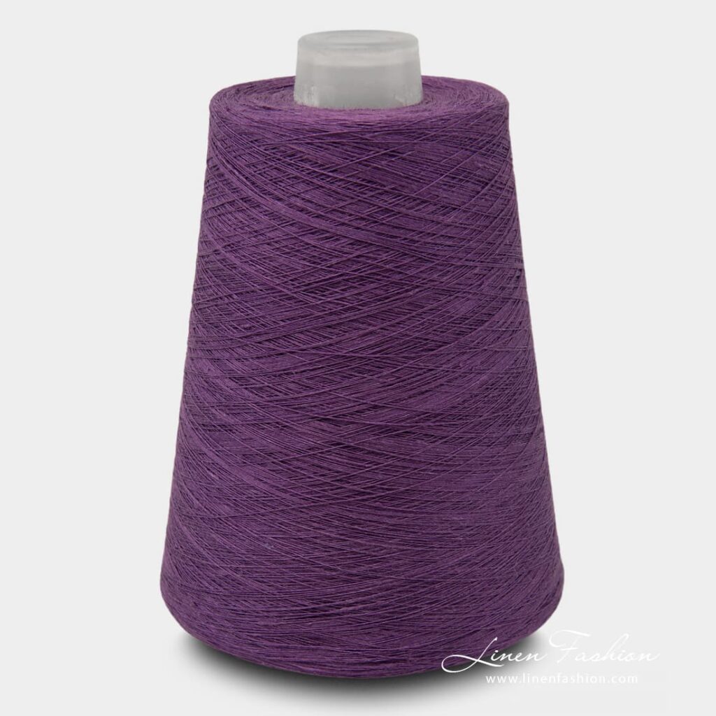 Linen Yarns In Bluish Purple Color 3(1)