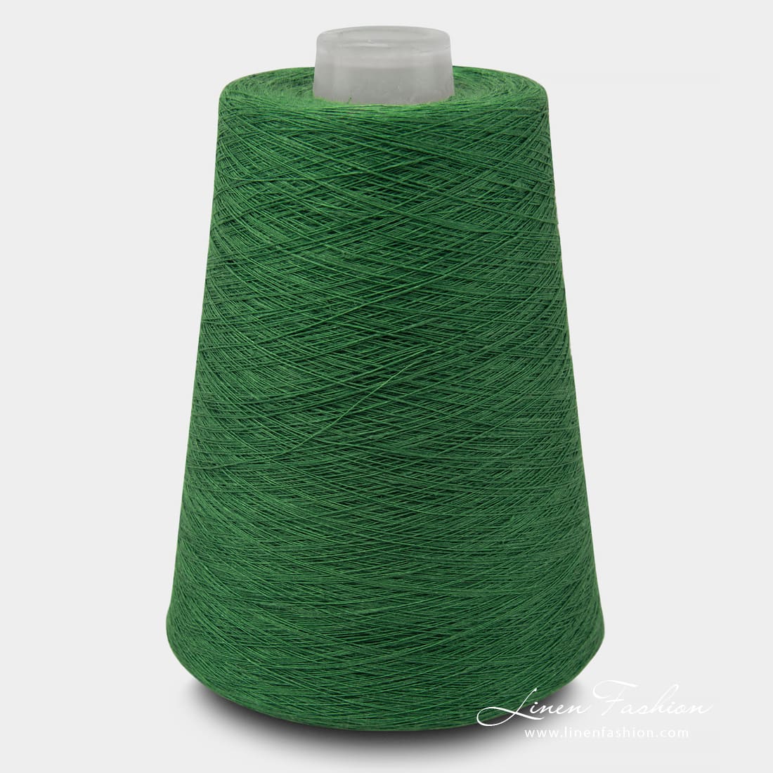 Linen Yarns In Green Spruce