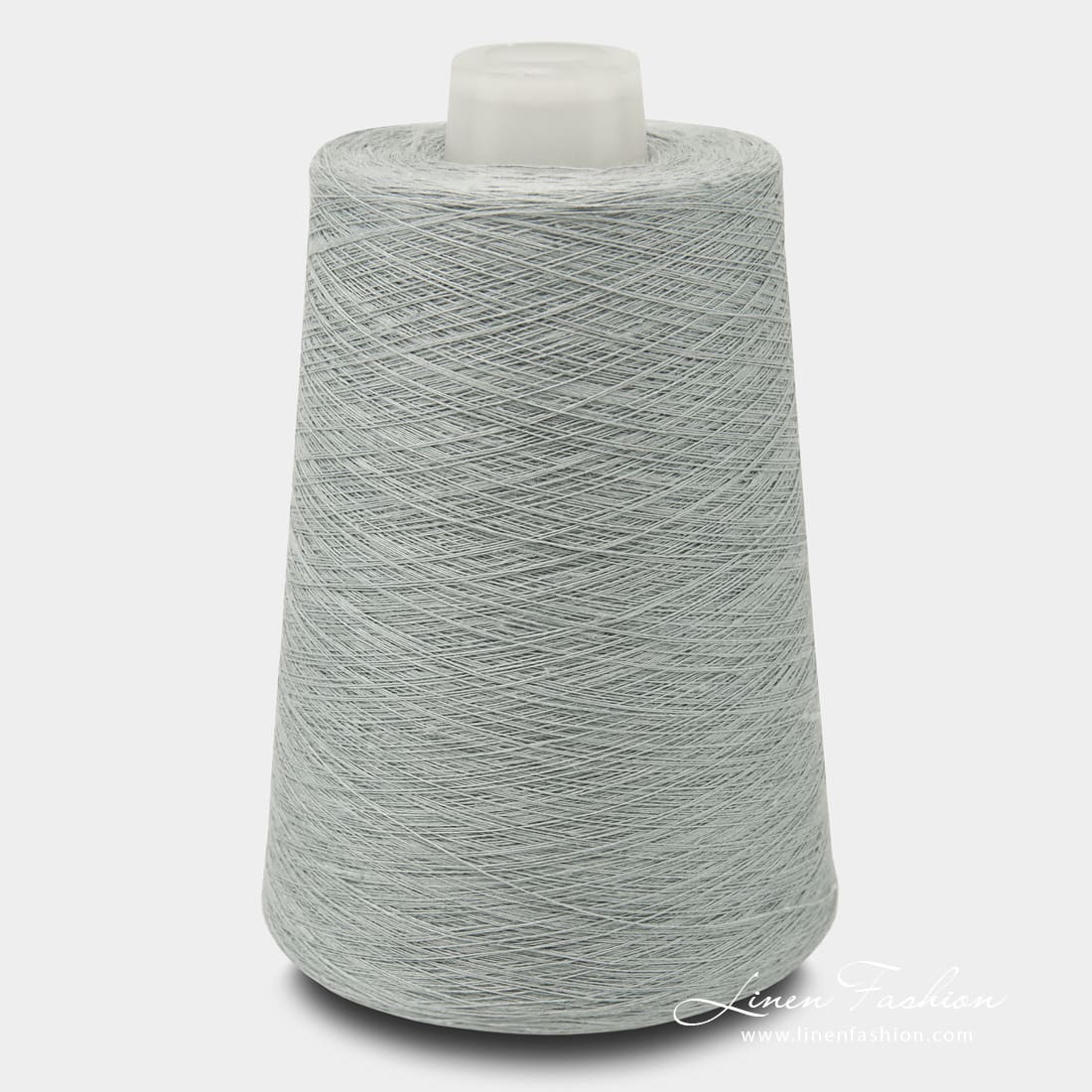 Linen yarns in arctic grey color - 7(12)