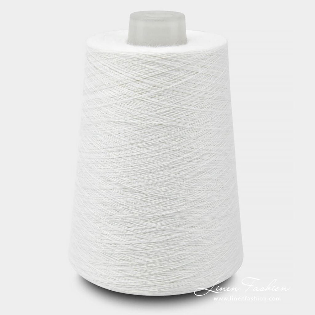 Linen Yarns In Optical White