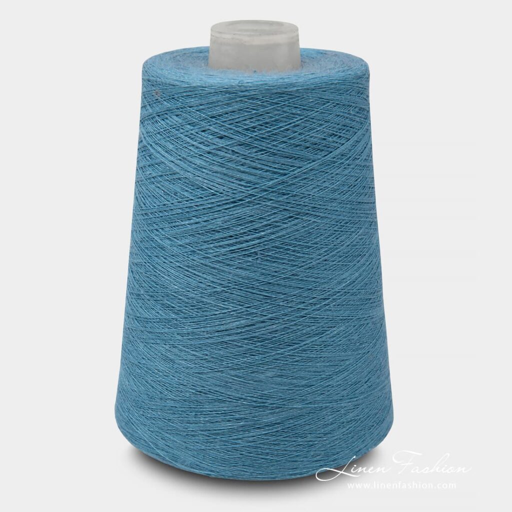 Linen Yarns In Light Azure Blue 2(6)