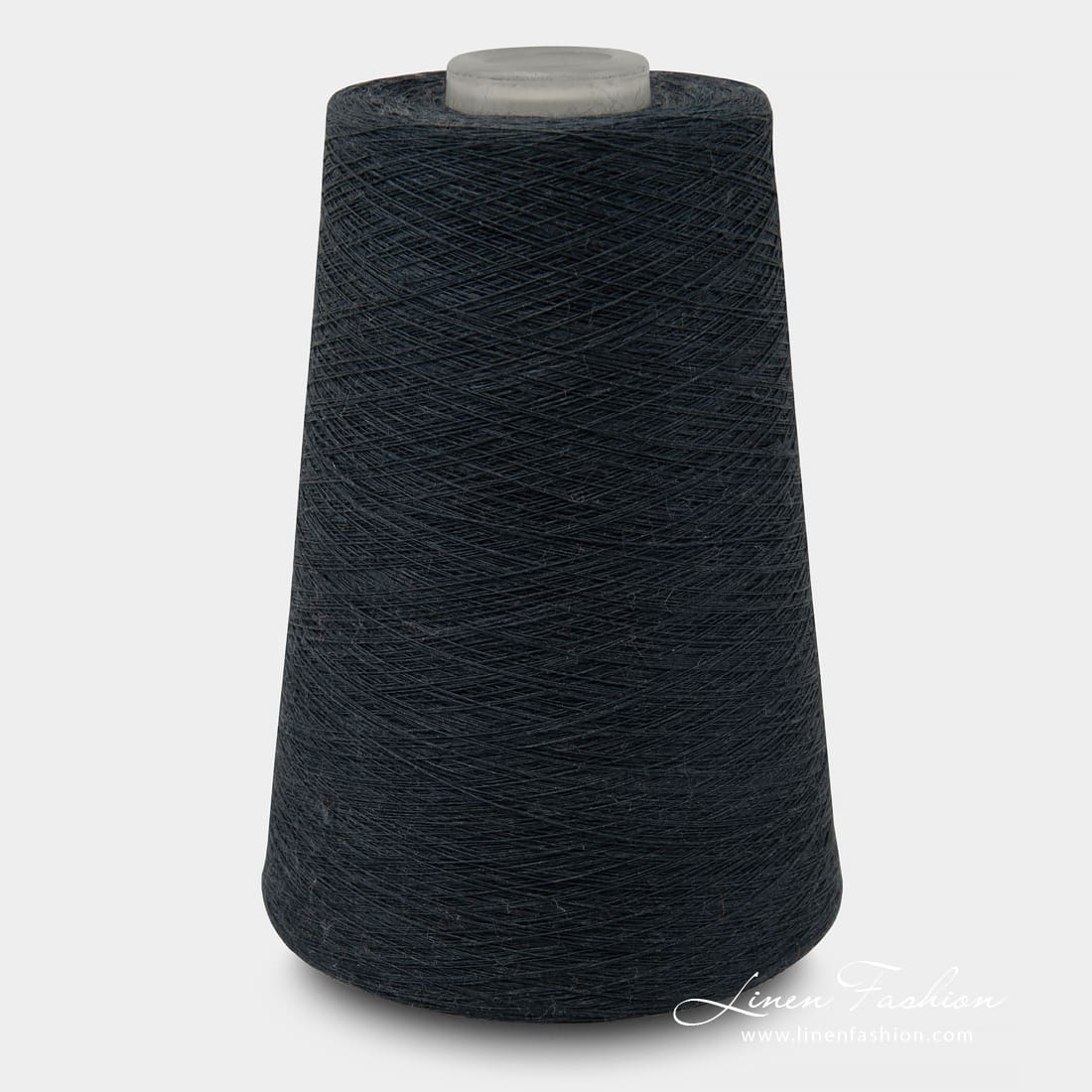 Linen Yarns In Midnight Blue Color 2(14)