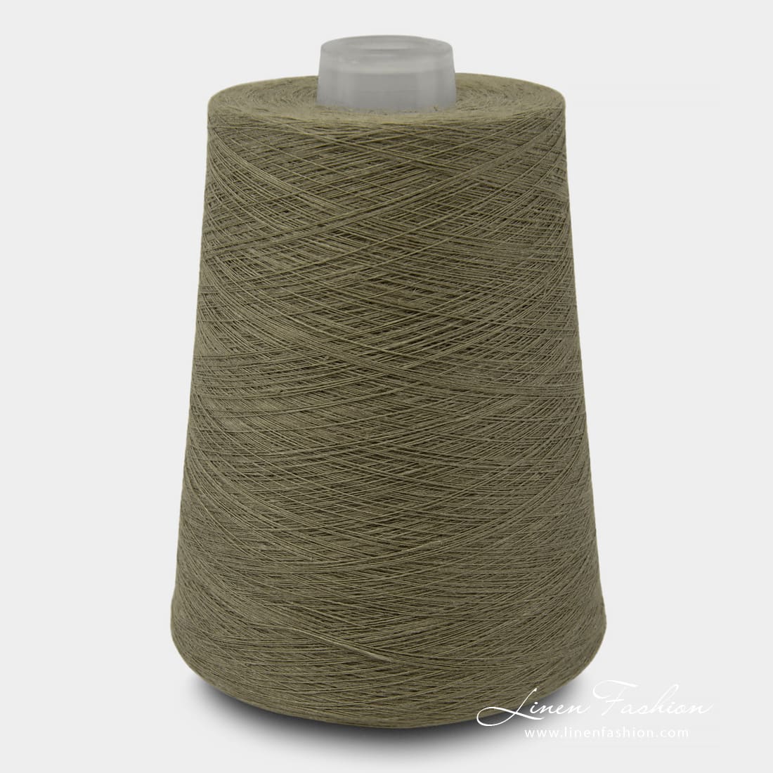 Linen Yarns In Light Tobacco Green 4(13)