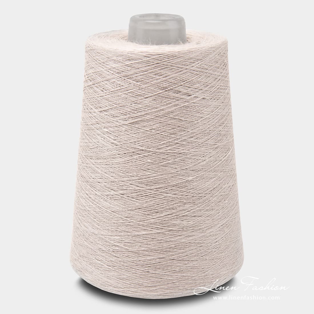 Linen yarns in pigeon grey color - 7(8)