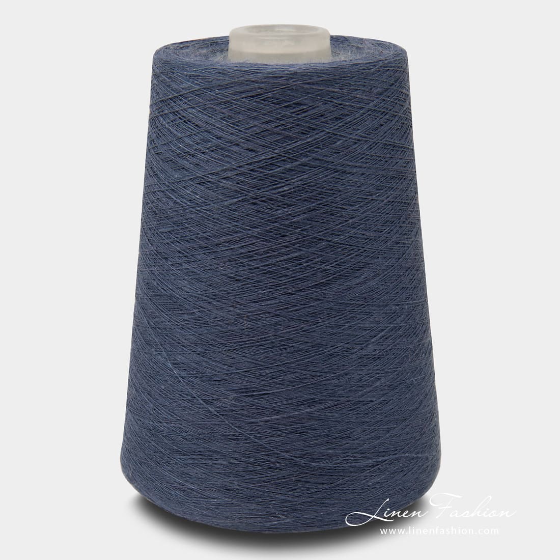 Linen yarns in navy blue color - 7(9)