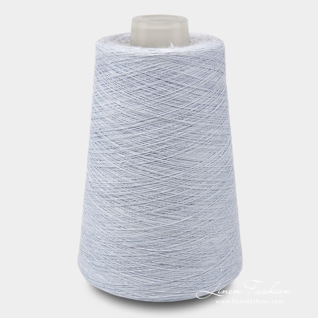 Linen yarns in light bluish grey color - 7(15)