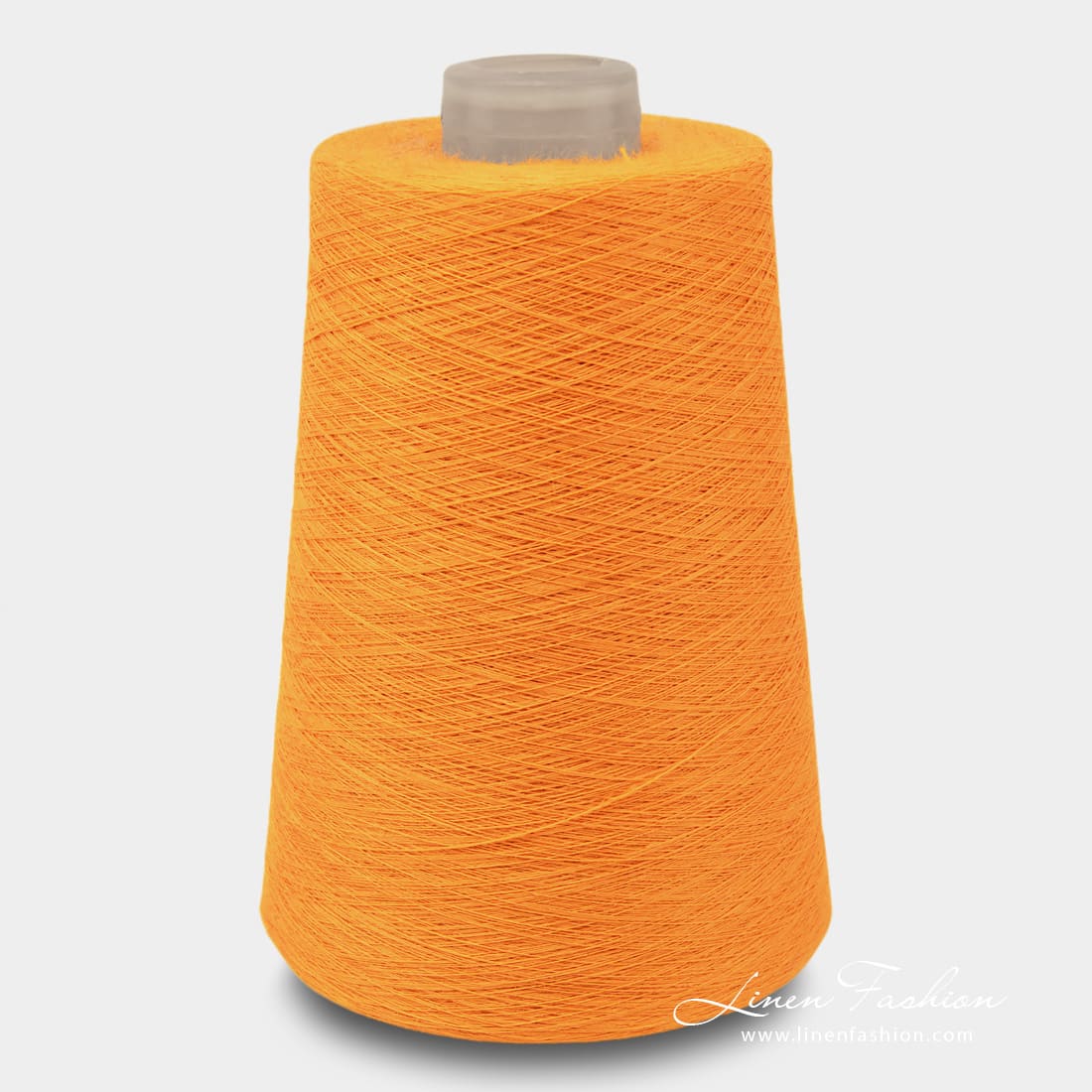 Linen yarns in orange color - 8(2)