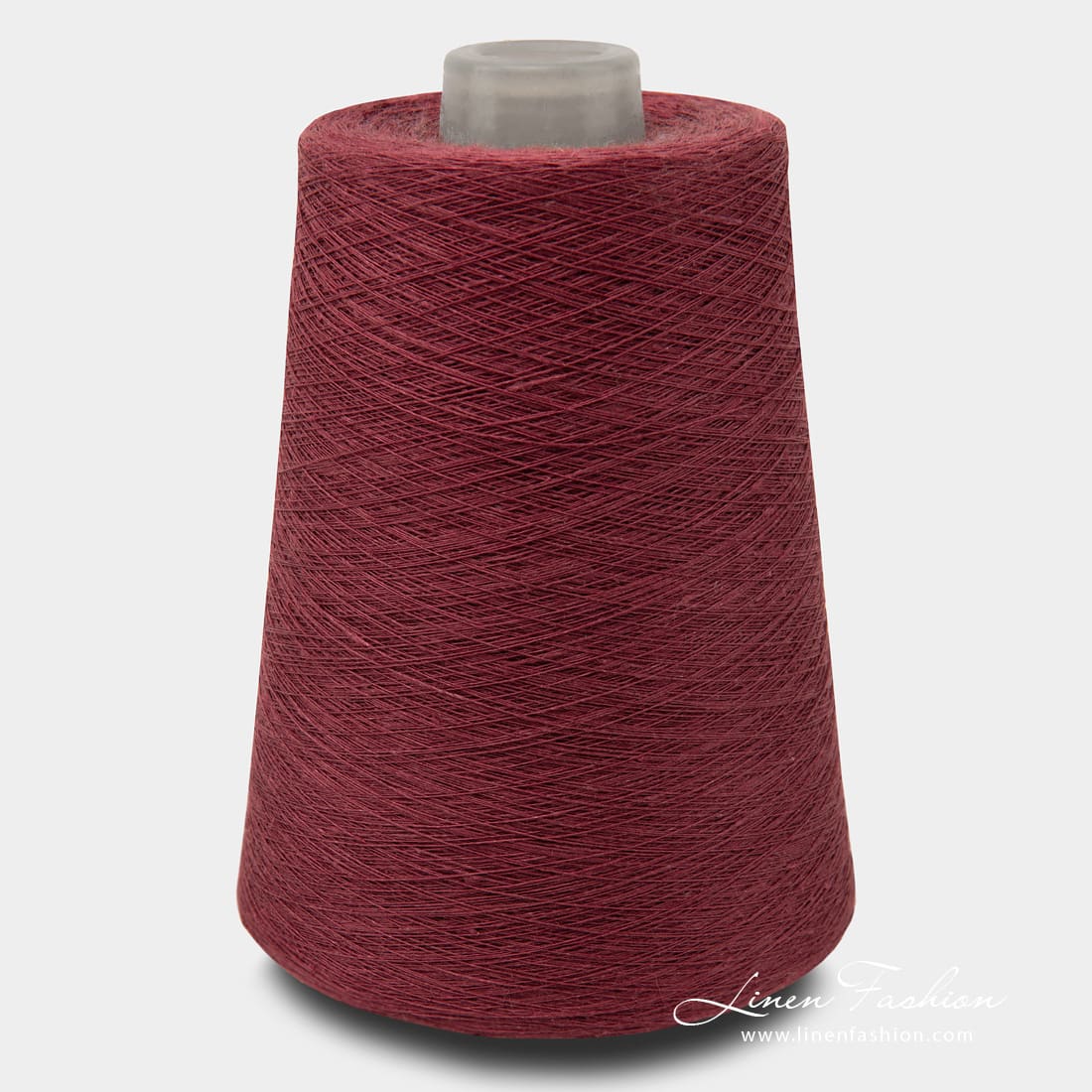 Linen yarns in red brown color - 11(8)