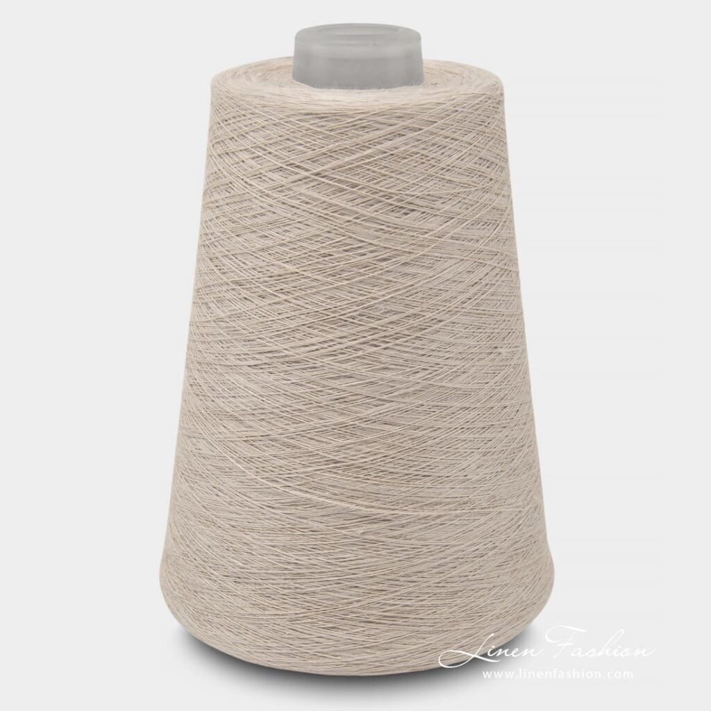 Linen Yarns In Light Cocoa Color 11(12)
