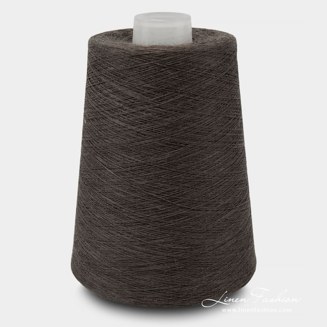 Linen Yarns In Dark Brown Color 11(18)