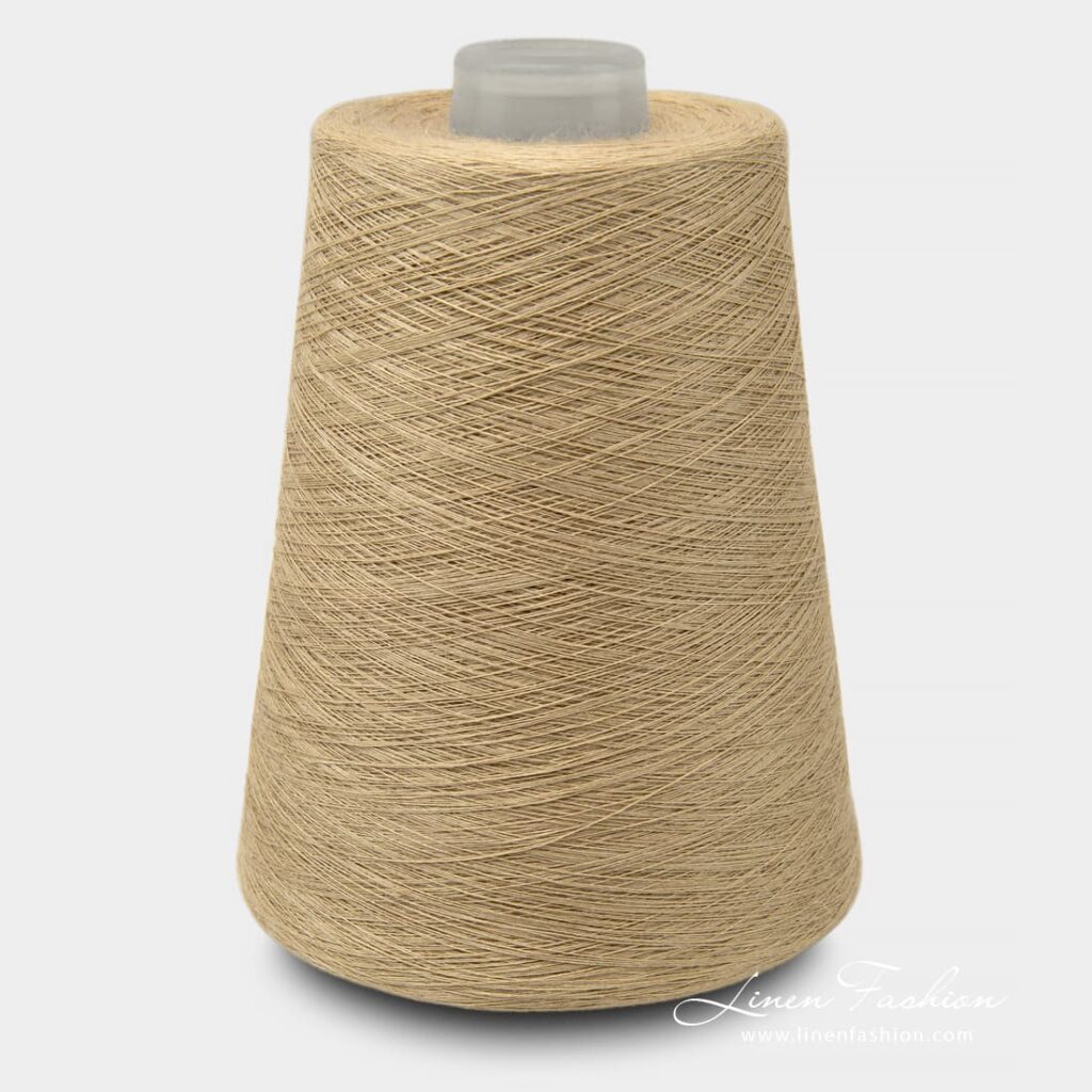 Linen Yarns In Dark Sand Color 11(31)