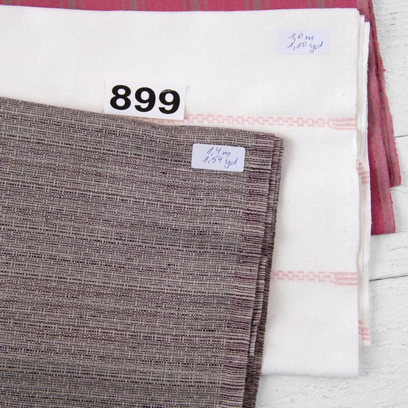 Linen Cotton Fabric Cuts, Set No. 899