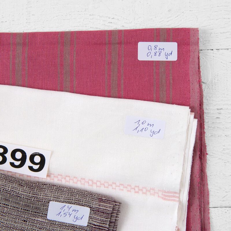 Linen Cotton Fabric Cuts, Set No. 899
