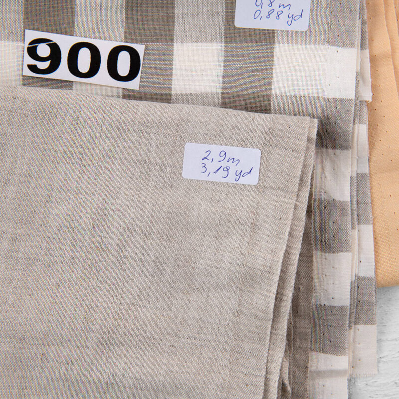Linen Cotton Fabric Cuts, Set No. 900