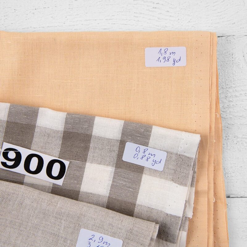 Linen Cotton Fabric Cuts, Set No. 900