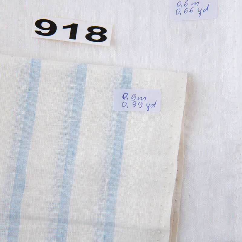 Stoffsett nr. 918 8 Linen Fabric Cuts, Set No. 918