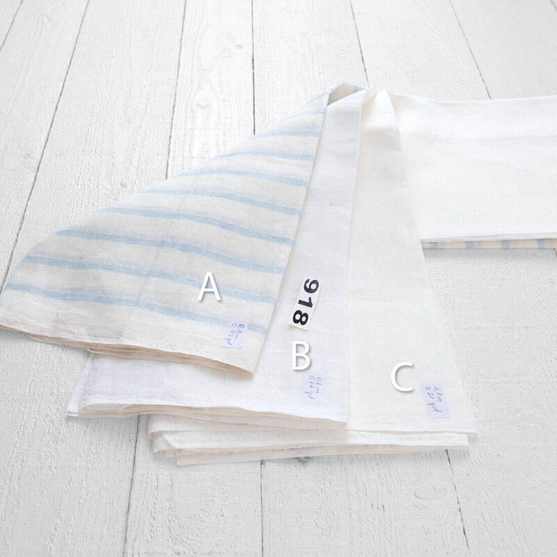 Stoffsett nr. 918 10 Linen Fabric Cuts, Set No. 918