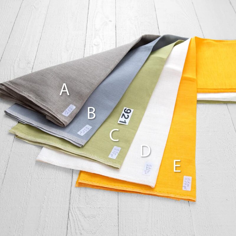 Stoffsett nr. 921 10 Linen Fabric Cuts, Set No. 921