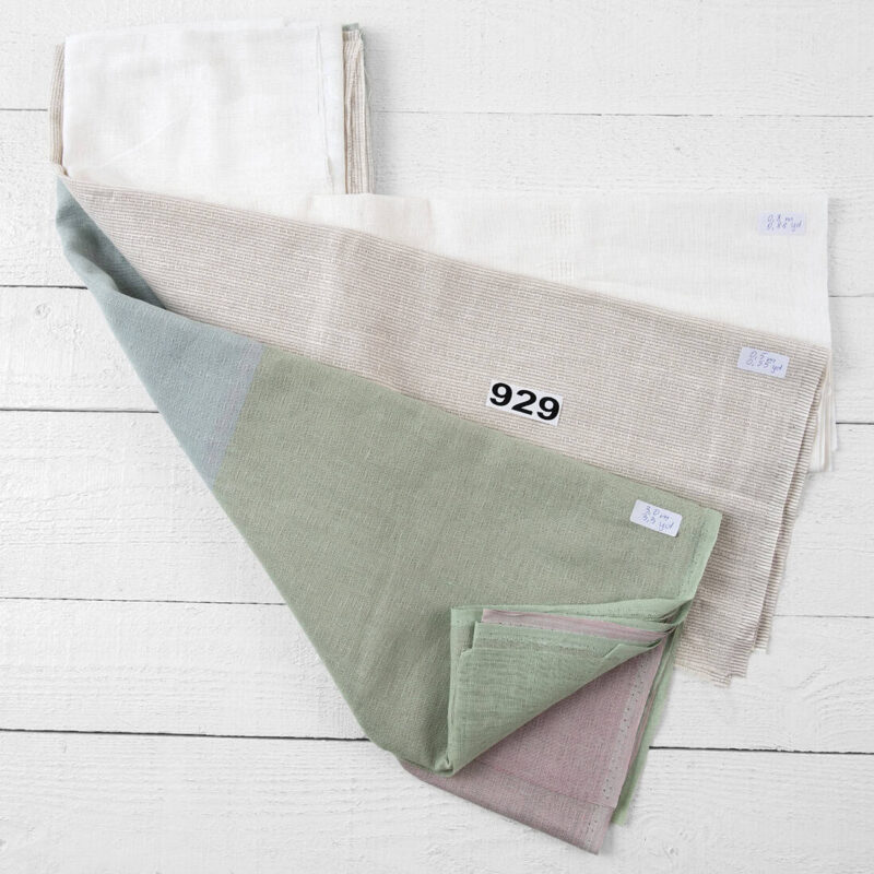 Linen Cotton Fabric Cuts, Set No. 929