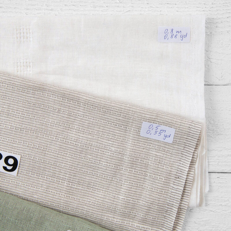 Linen Cotton Fabric Cuts, Set No. 929