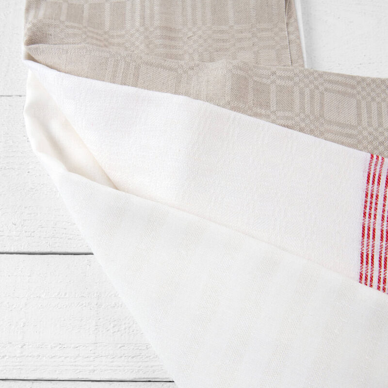 Stoffsett nr. 983 7 Linen Cotton Fabric Cuts, Set No. 983