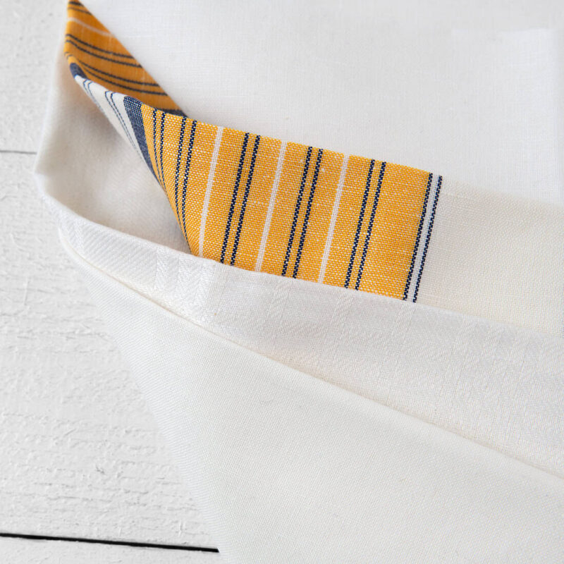 Stoffsett nr. 985 7 Linen Cotton Fabric Cuts, Set No. 985