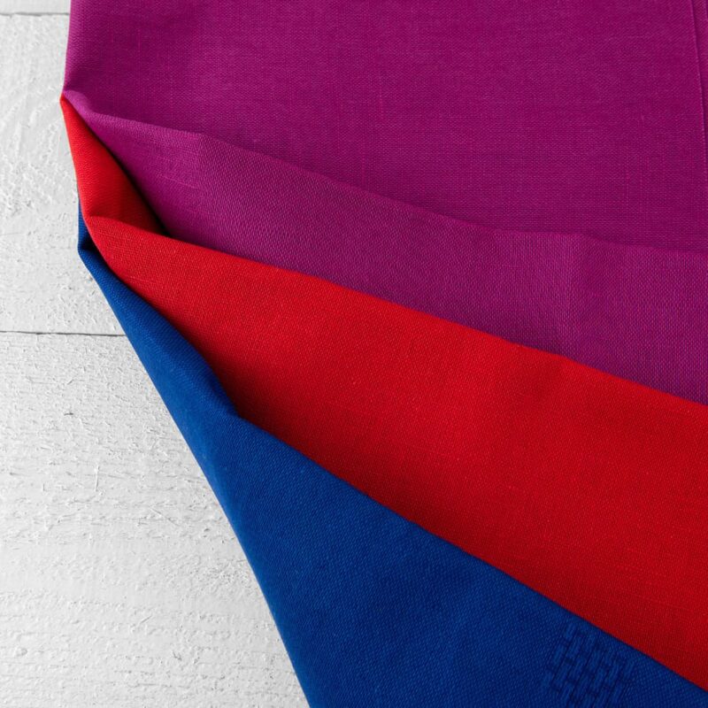 Stoffsett nr. 992 7 Linen Cotton Fabric Cuts, Set No. 992