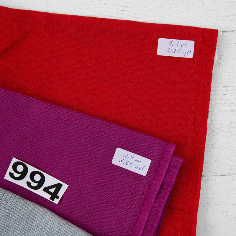 Stoffsett nr. 994 9 Linen Cotton Fabric Cuts, Set No. 994