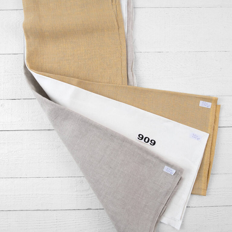 Linen Fabric Cuts, Set No. 909
